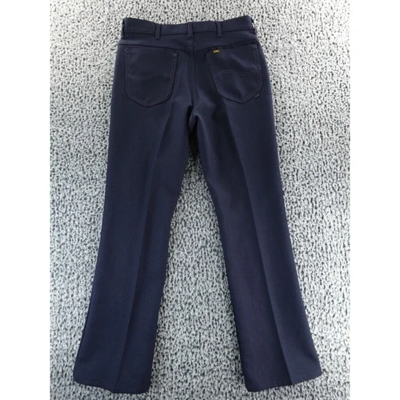 Lee Men's Navy Blue Flare Leg Dress Pants Size 34x32 Made in USA -  joarbit.com